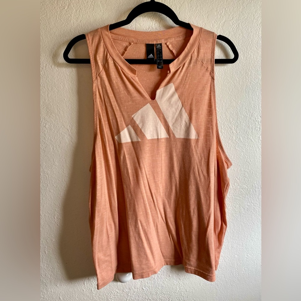 3/$20! ADIDAS Women's Coral Muscle Tee